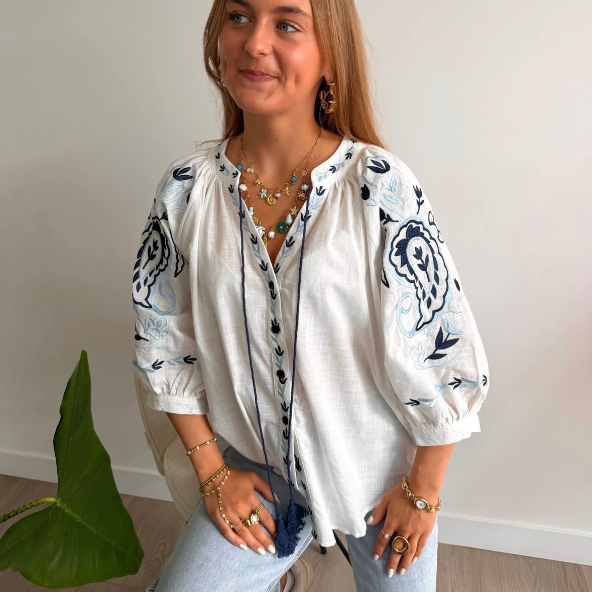 Michelle Blouse Blue