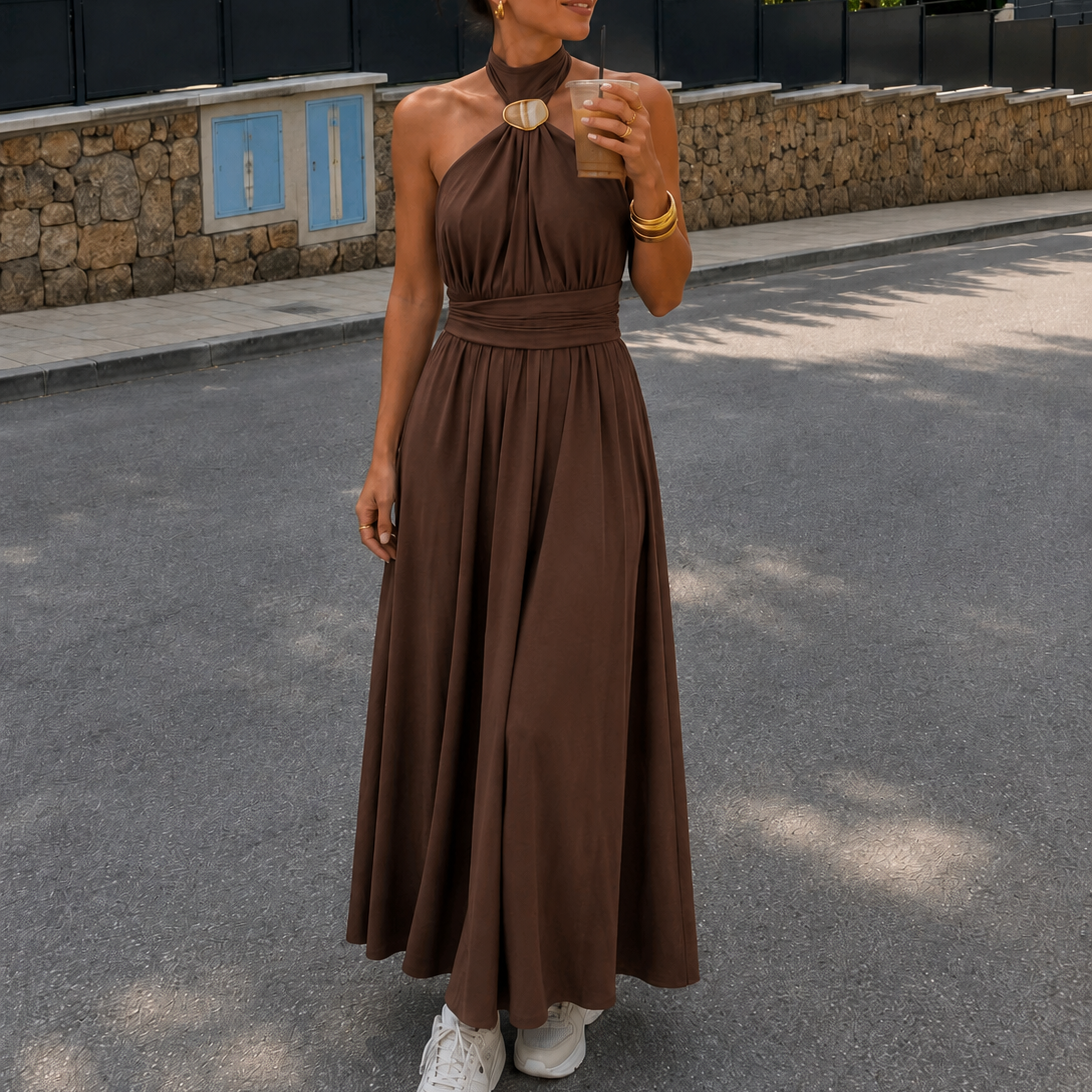 Valentina Dress Brown