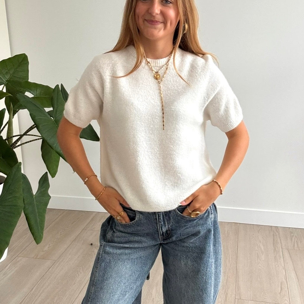 Livia Top White