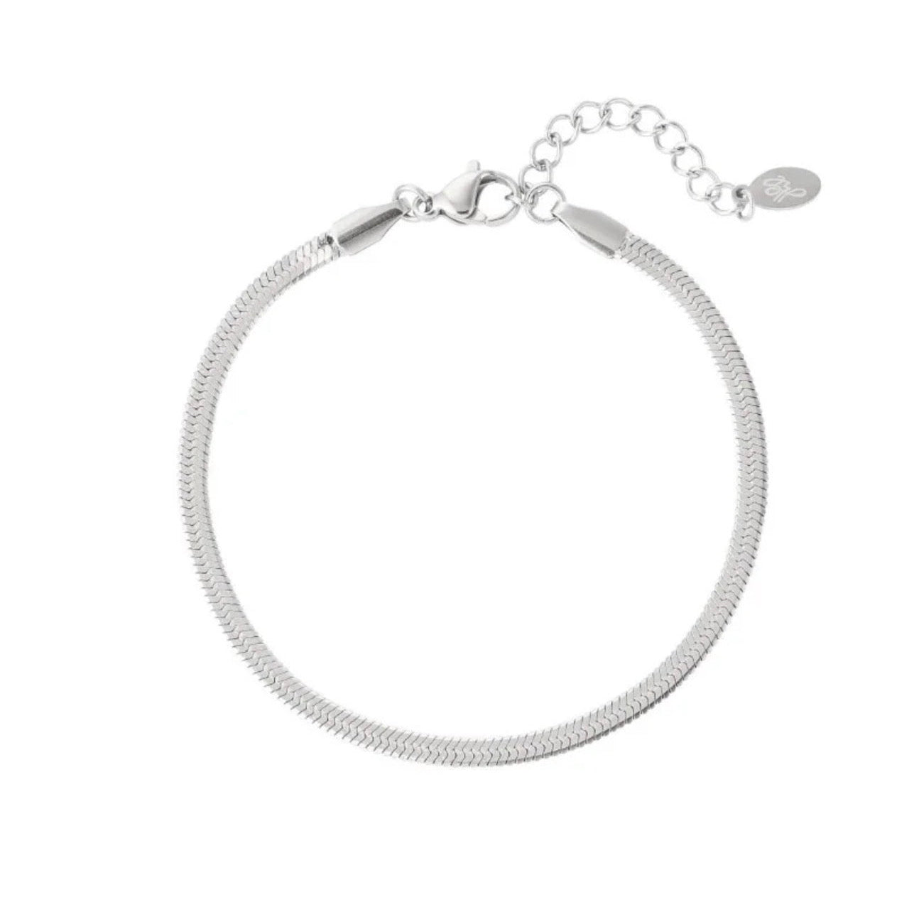 Plate Bracelet Silver