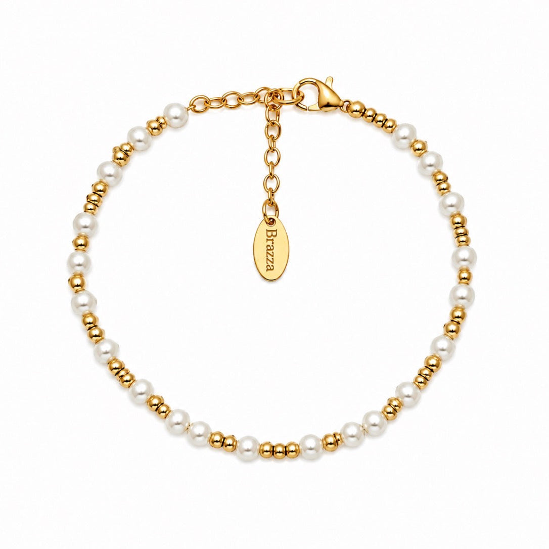 All pearls Bracelet Gold