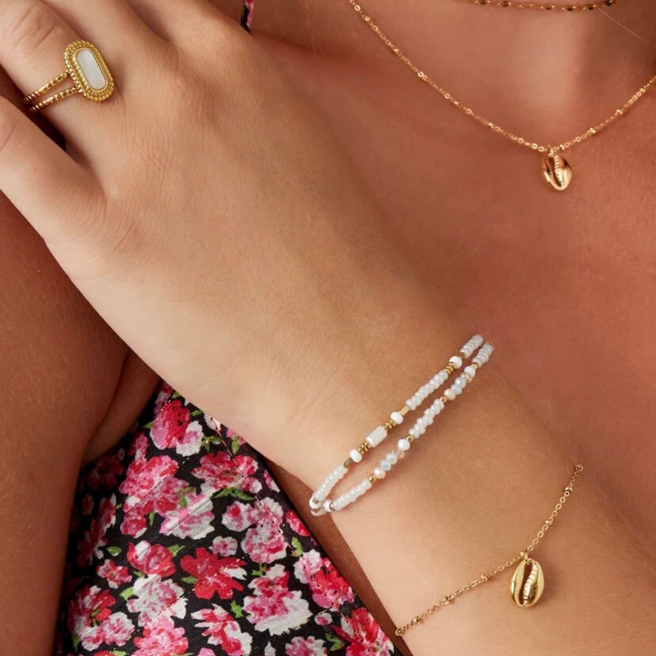 Shell Bracelet Silver