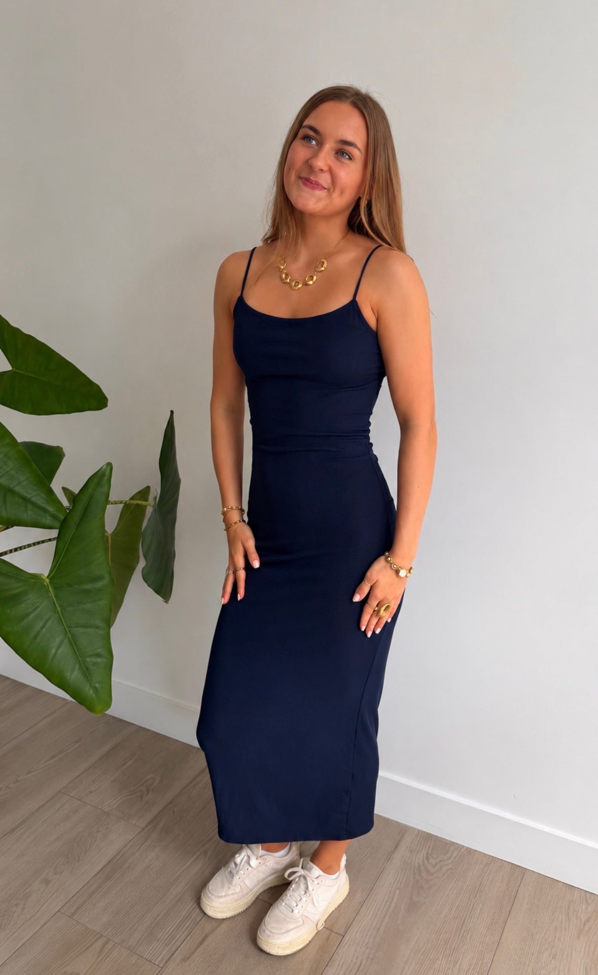 Santorini Dress Navy