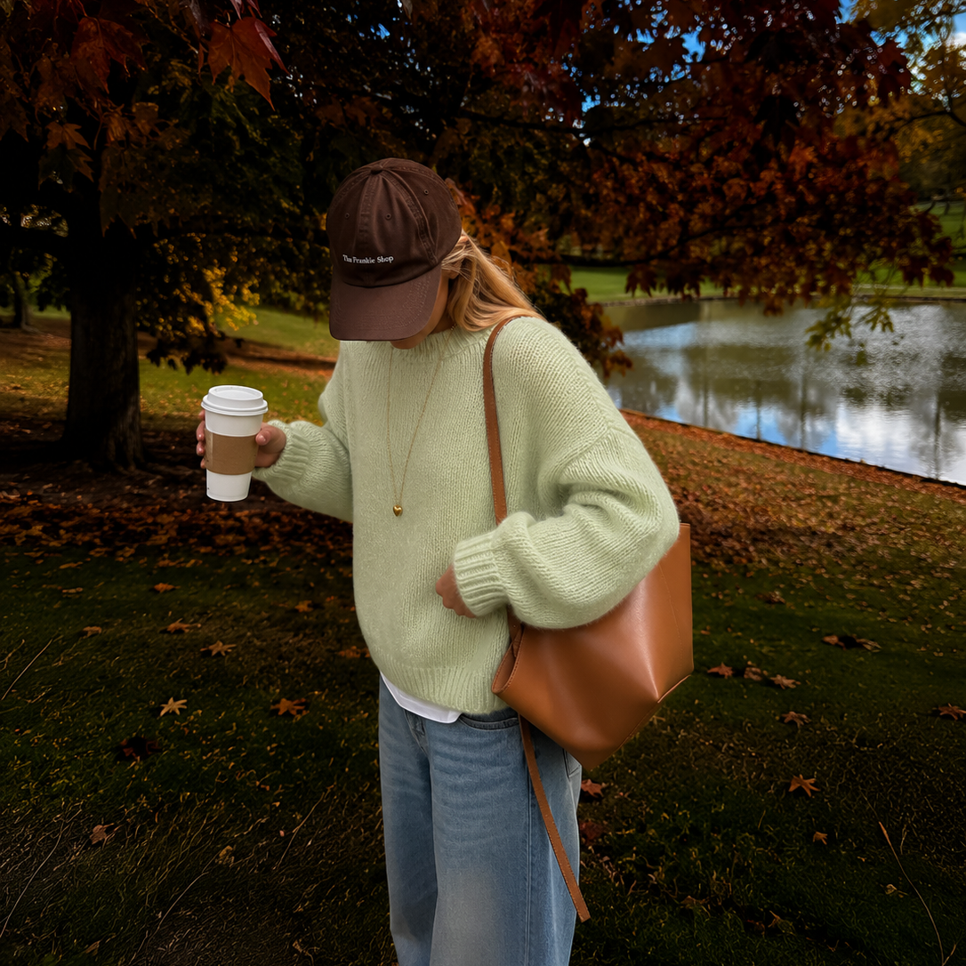 Millie Sweater Light Olive Green