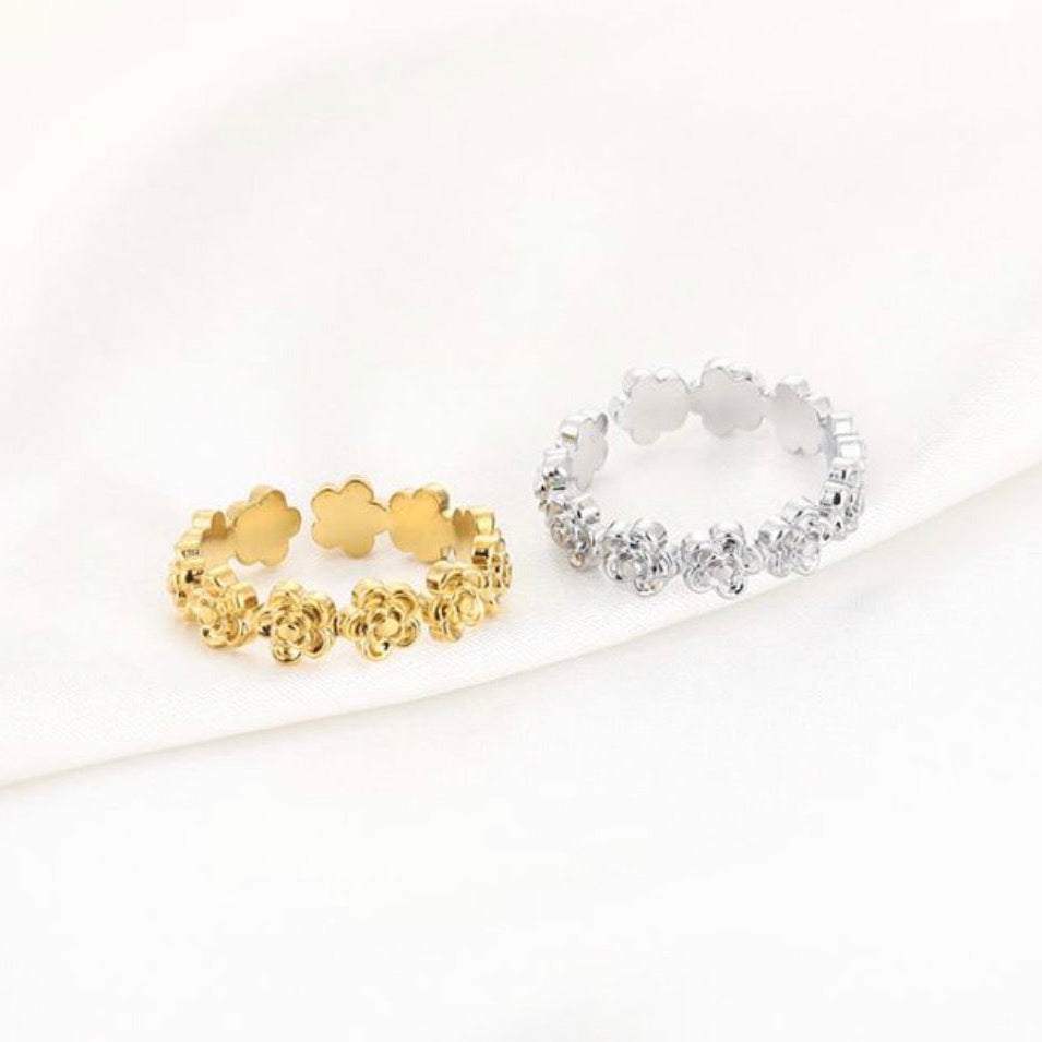 Bloom Ring Silver