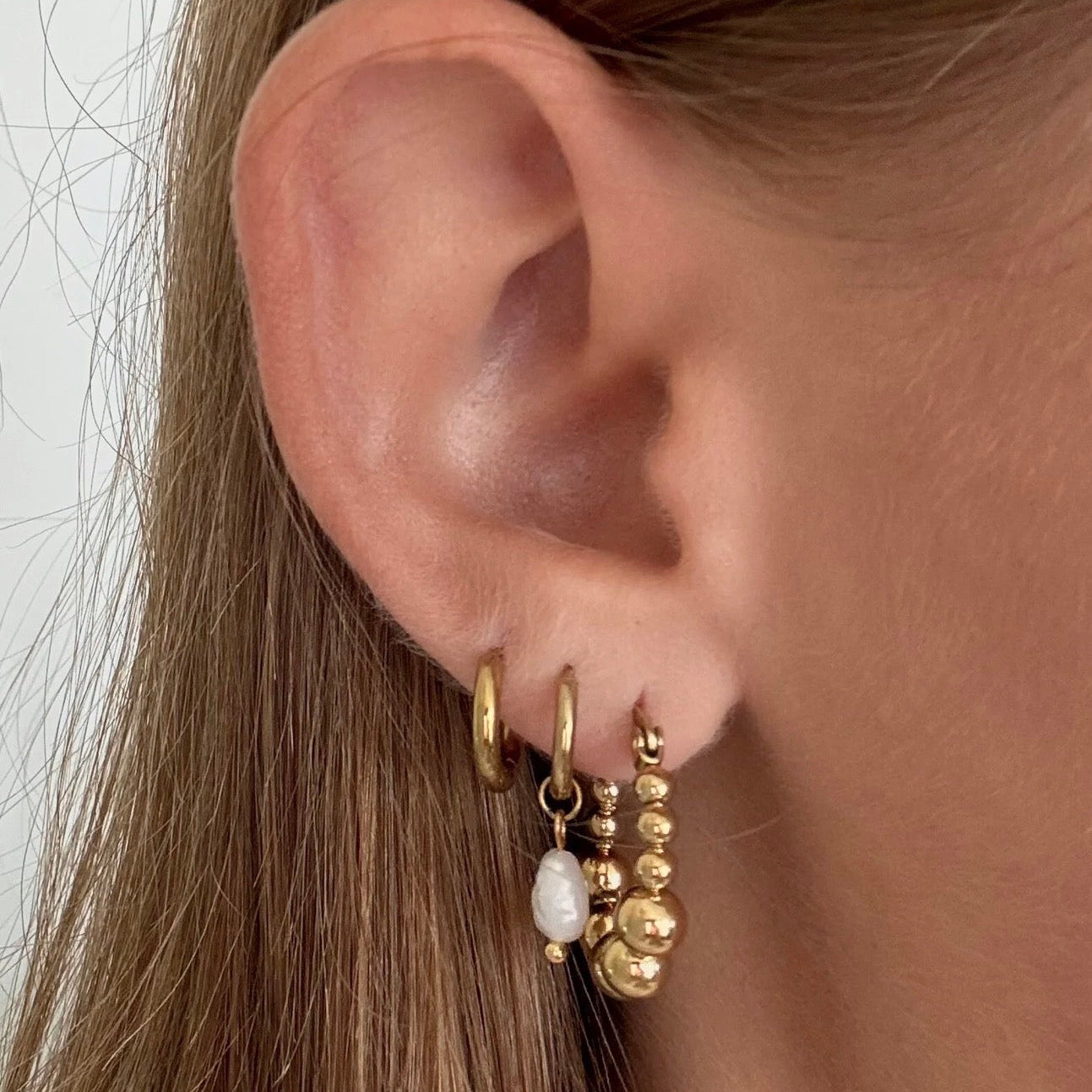 Small Bols Earrings Silver