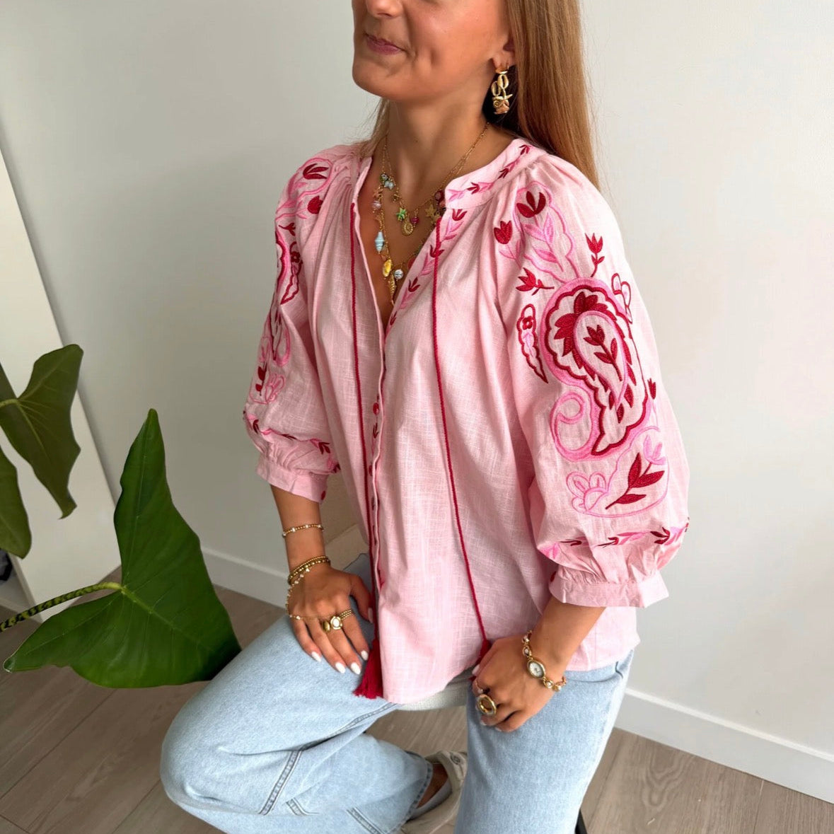Michelle Blouse Rose
