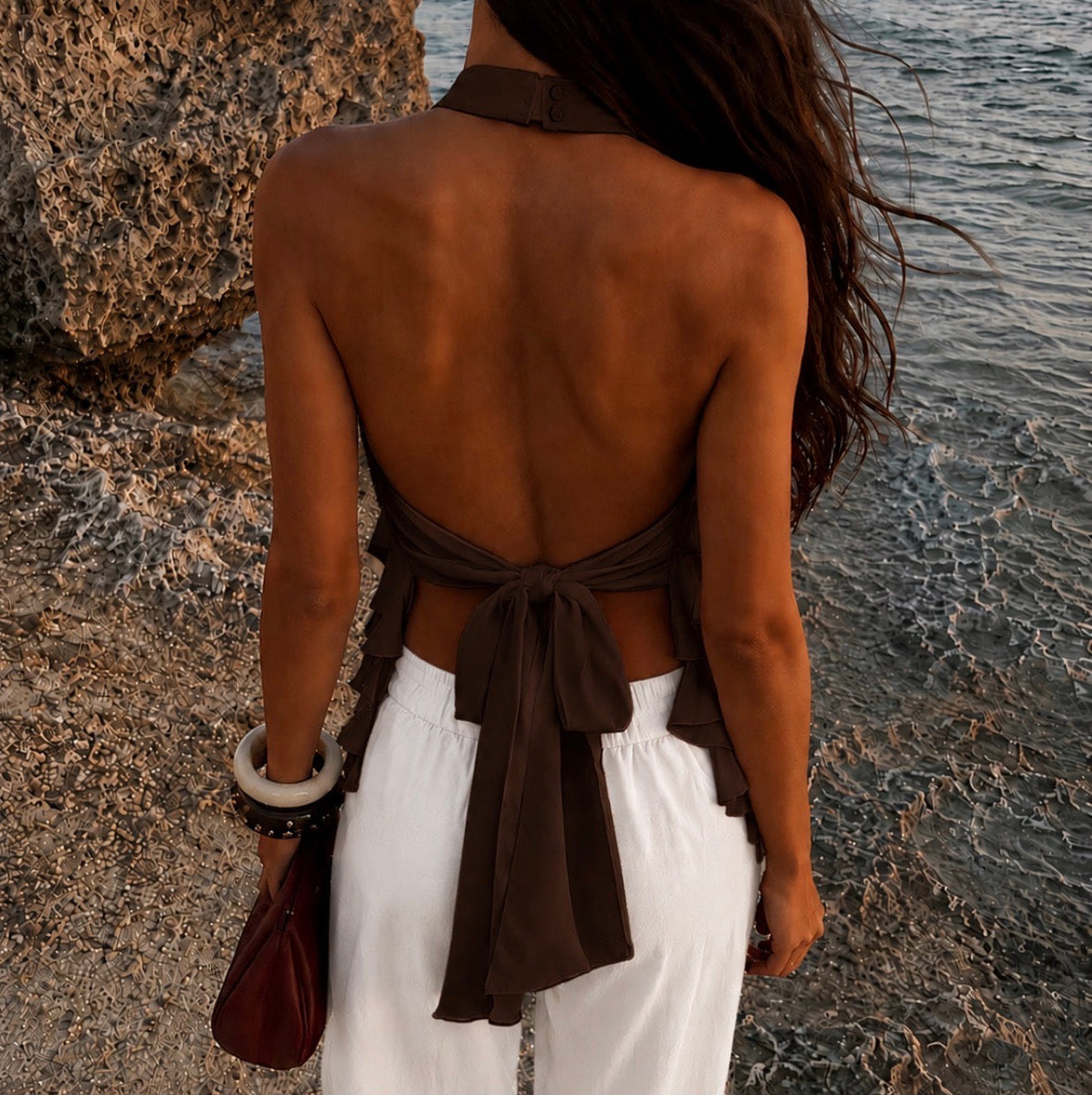 Lizzy Top Brown