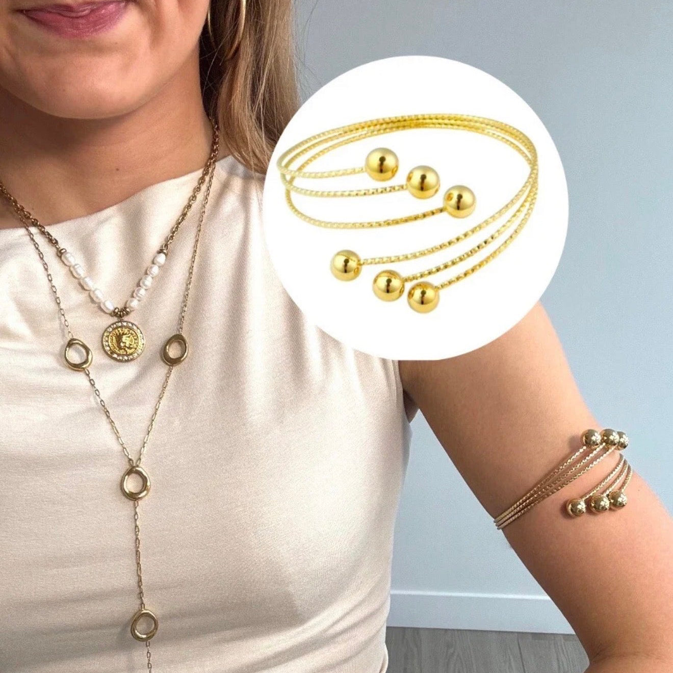 Multi Bols Arm Jewellery