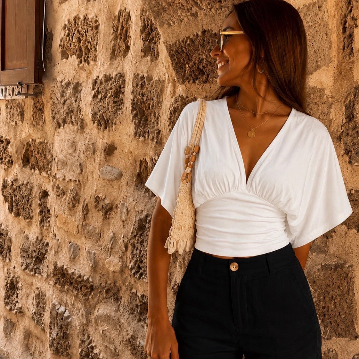 Zita Top White