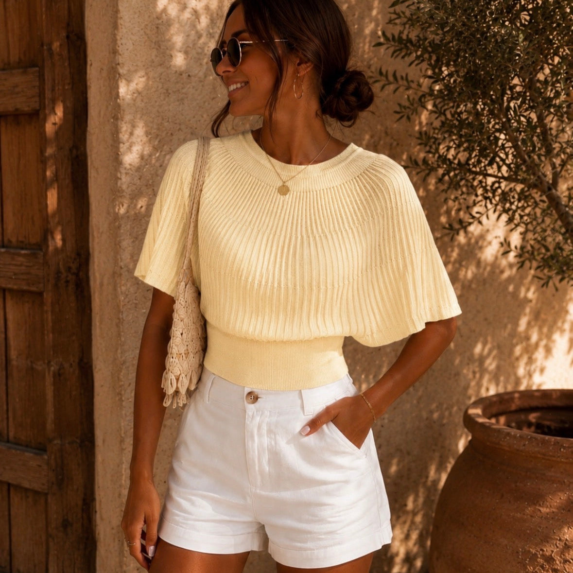 Melody Top Butter yellow