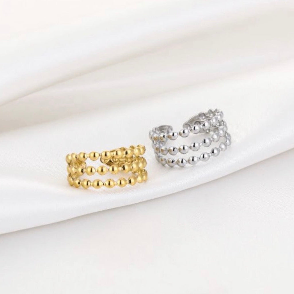 Mini Multi Bols Ring Gold