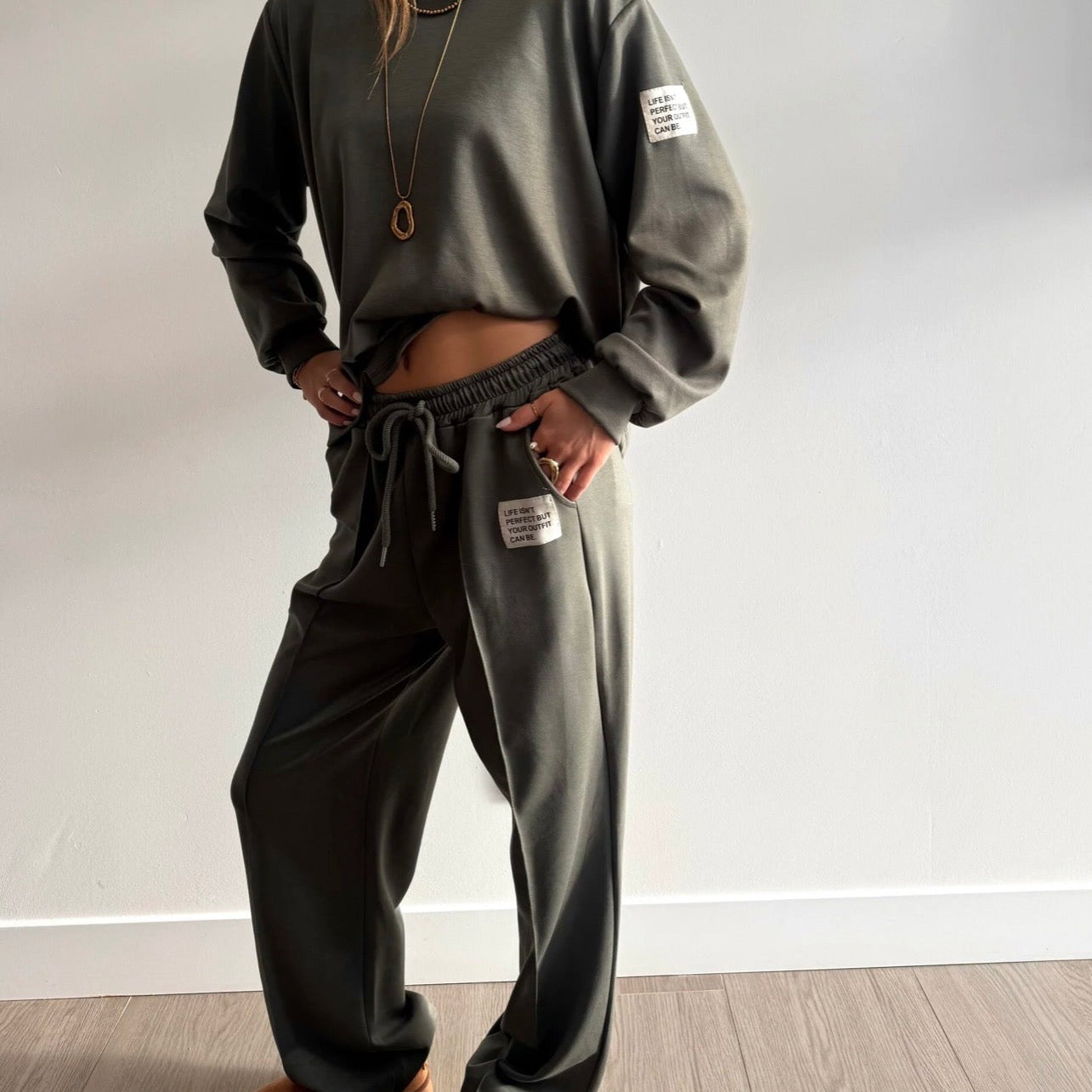 Michelle Comfy Set Kaki