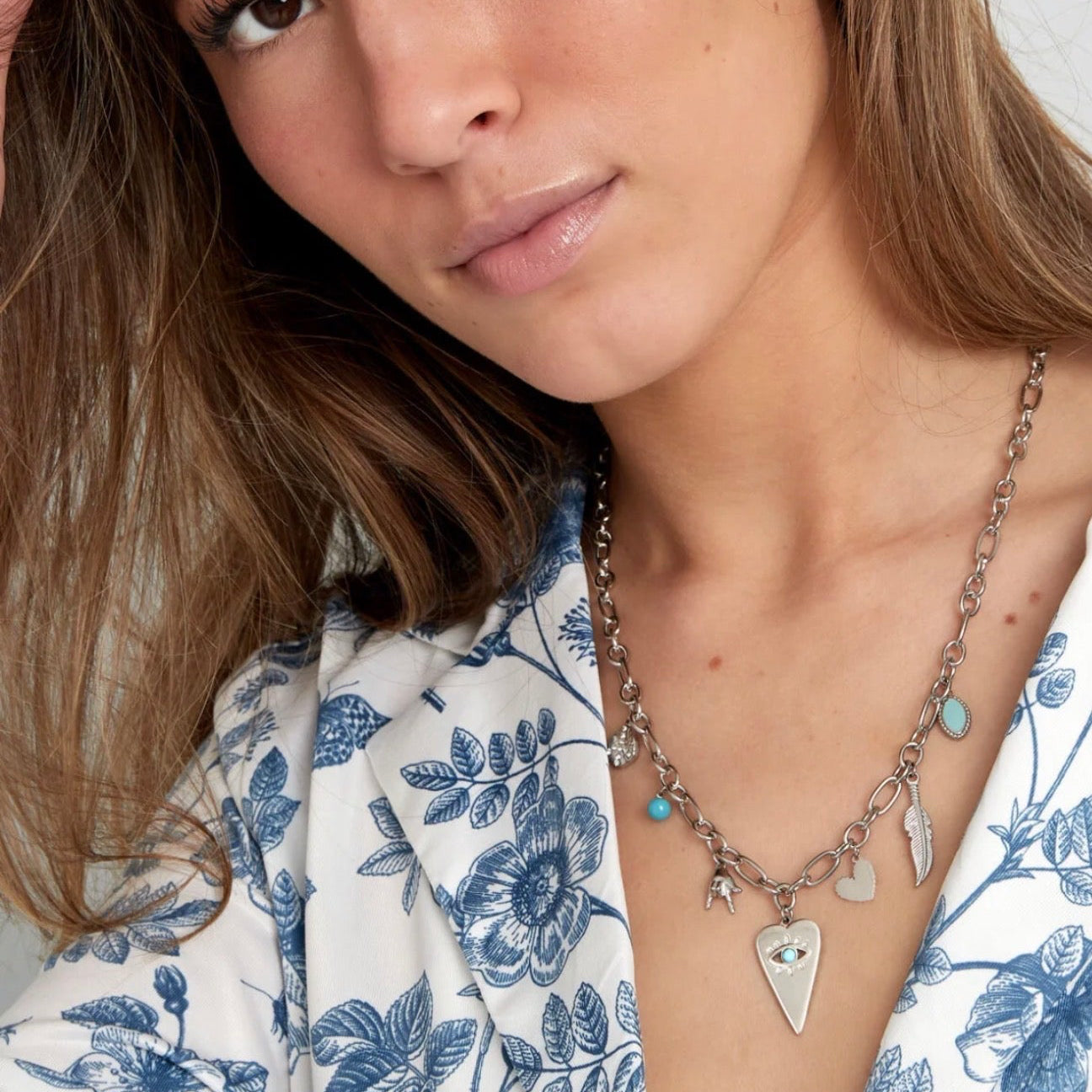 Trendy Necklace Silver
