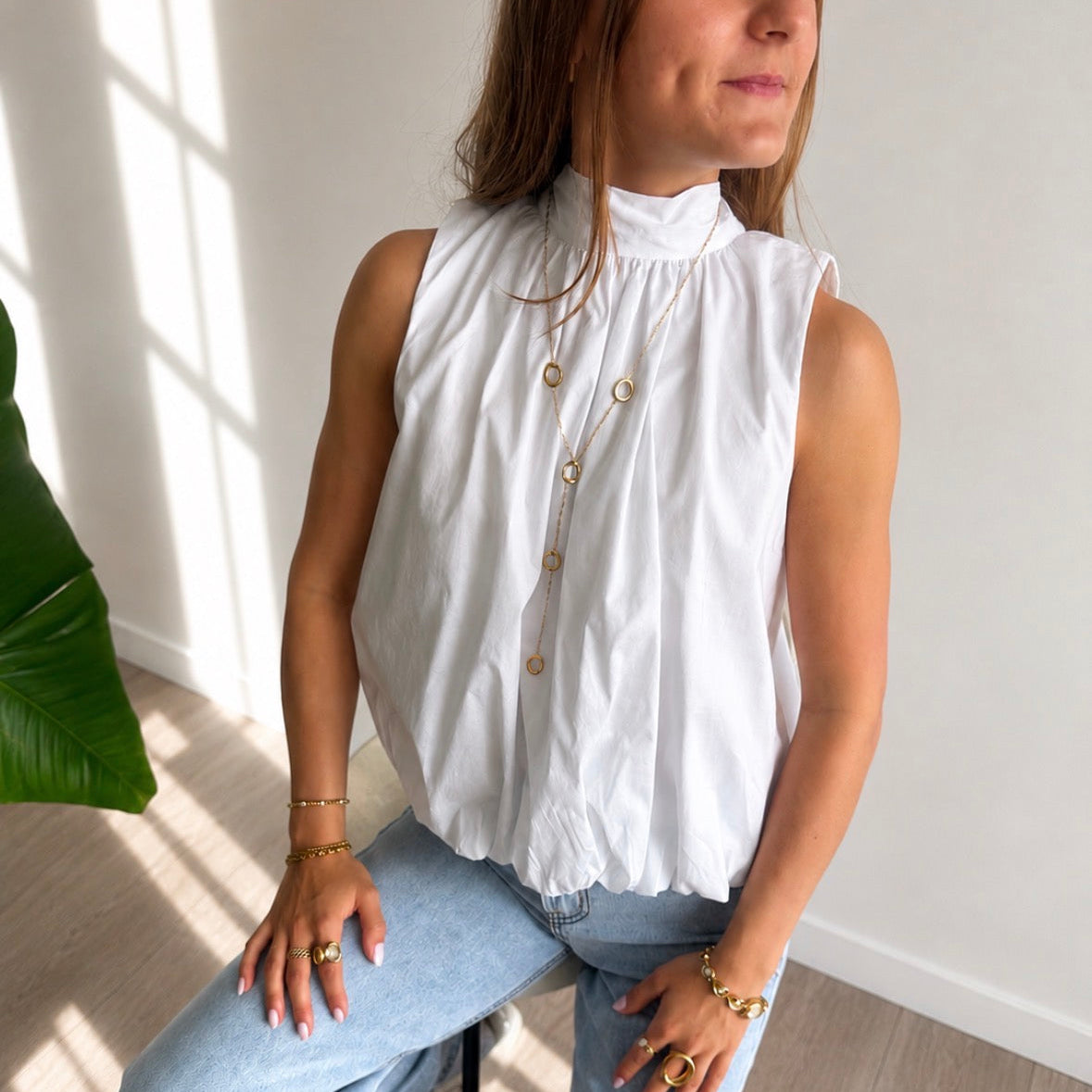 Eloise Blouse White
