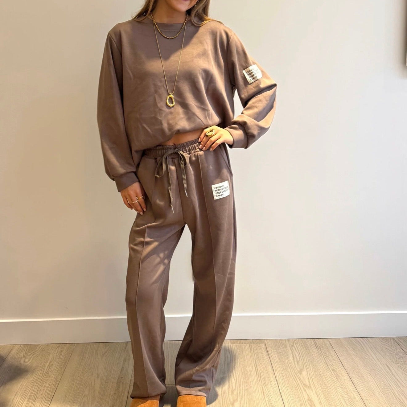 Michelle Comfy Set Taupe