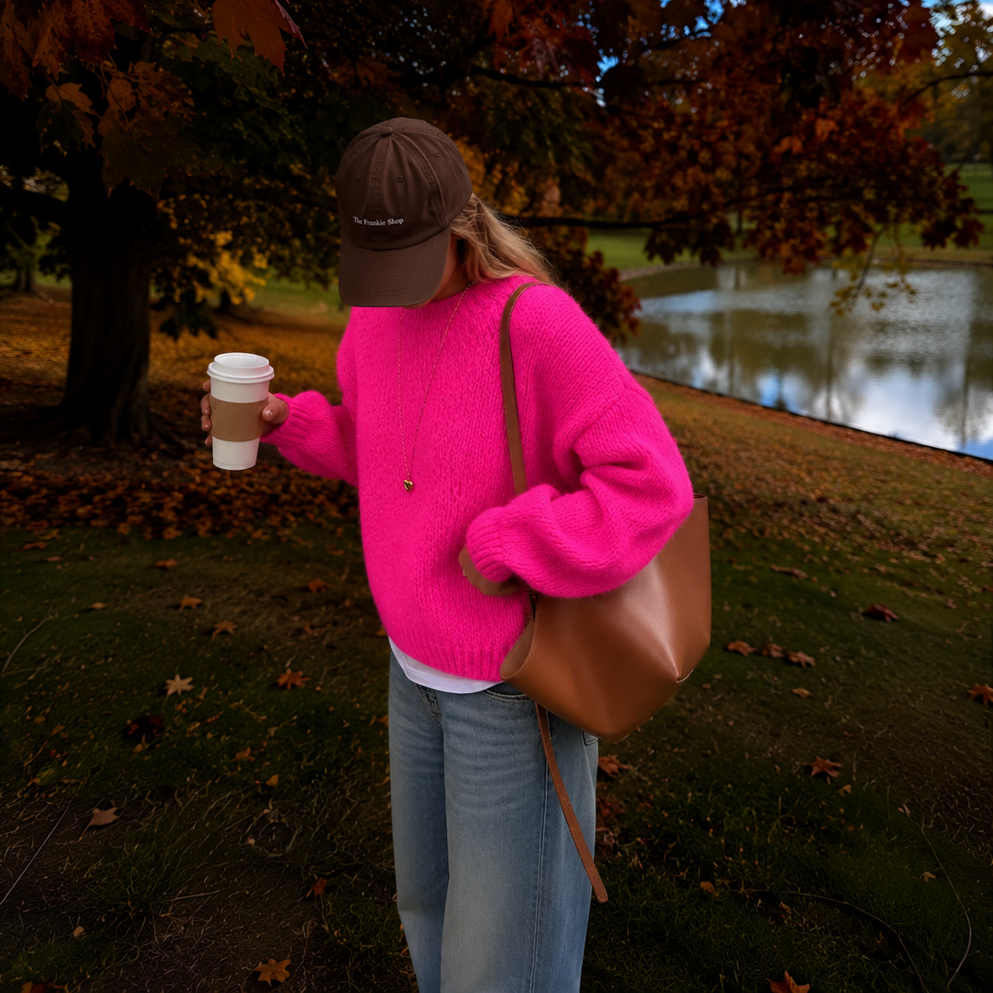 Millie Sweater Neon Pink