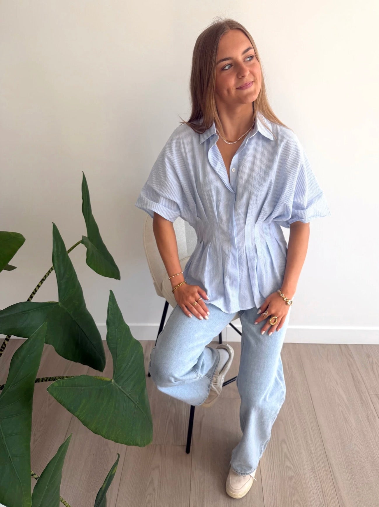 Anna Blouse Blue