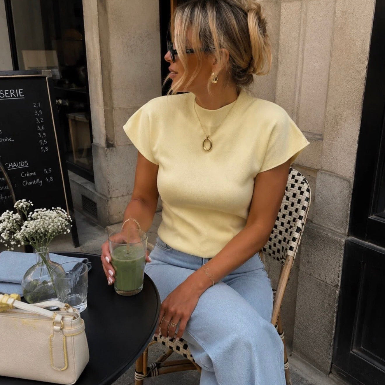 Annelore Top Butter Yellow