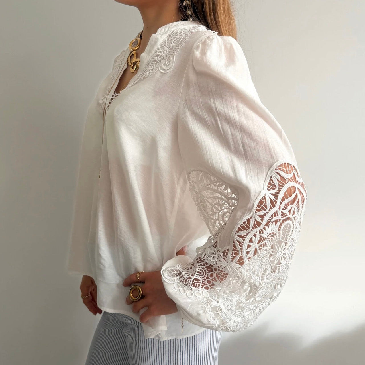 Chelsey Blouse White