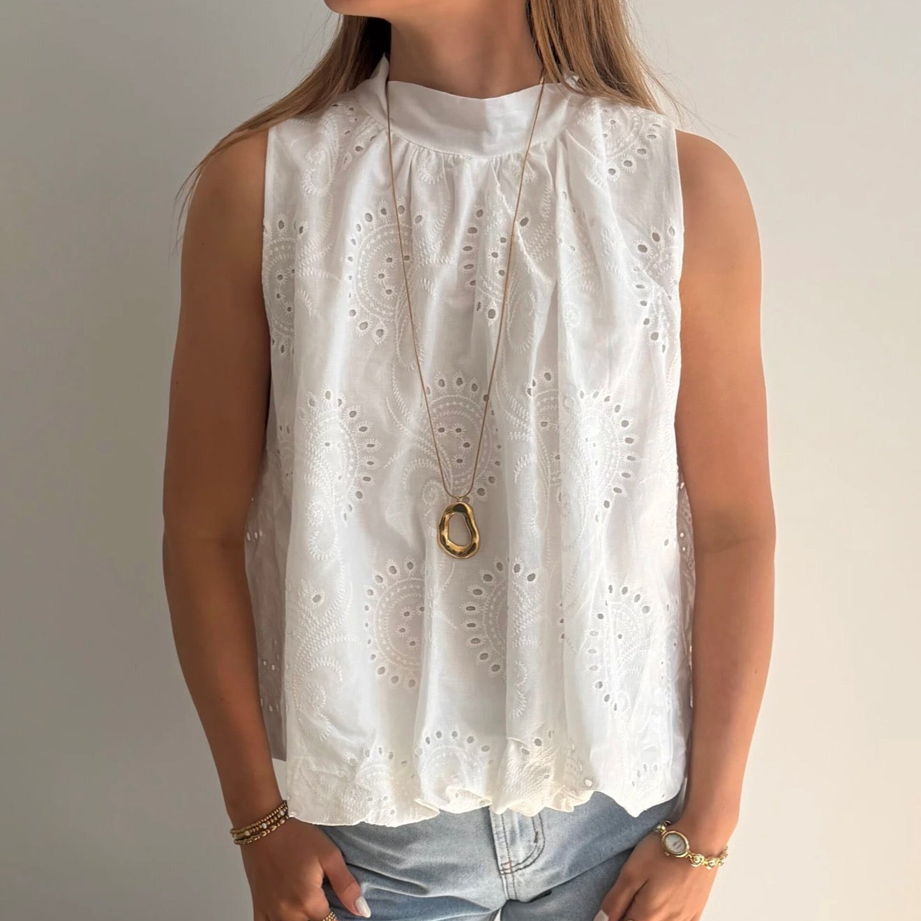 Viona Blouse White