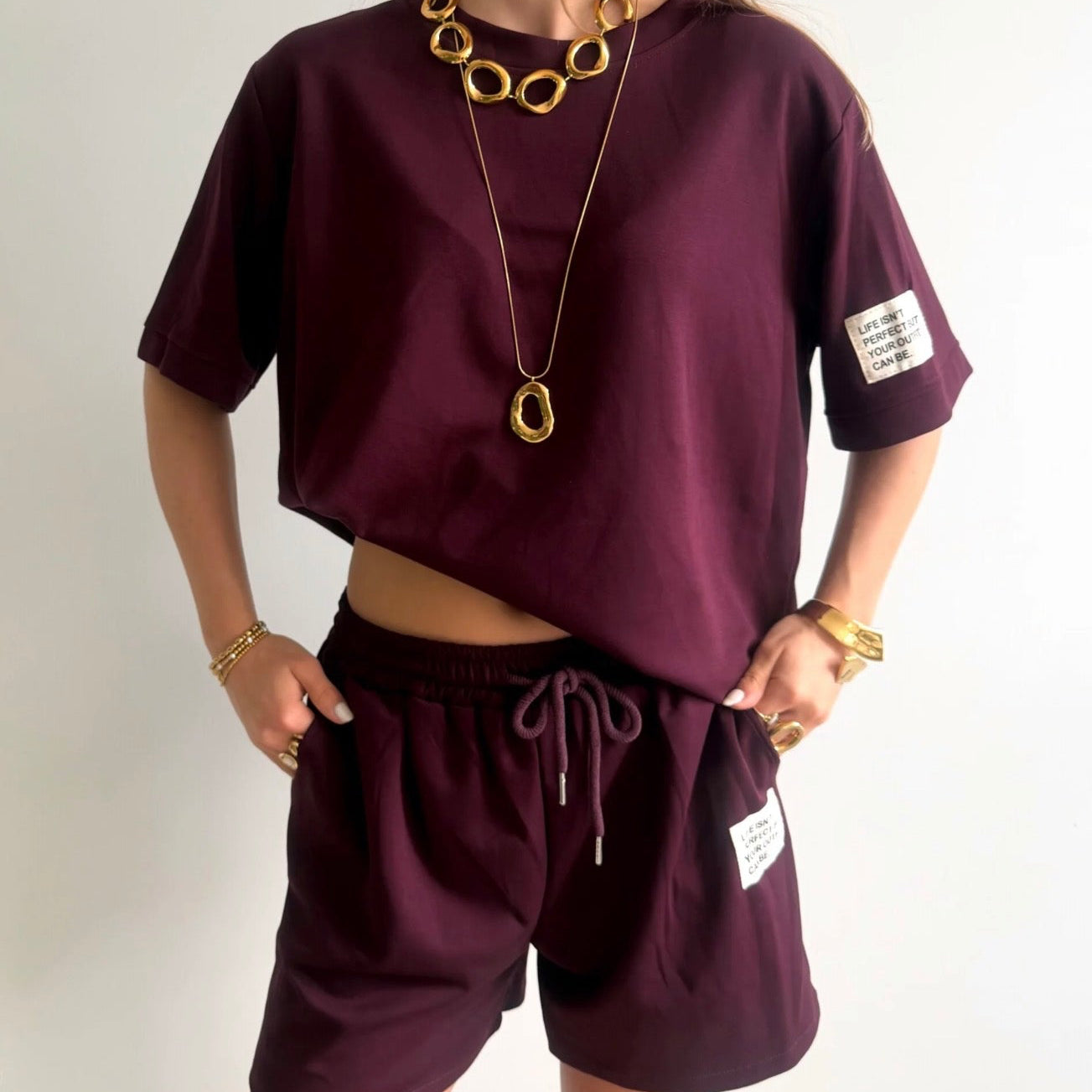 Spring Michelle Comfy Set Bordeaux