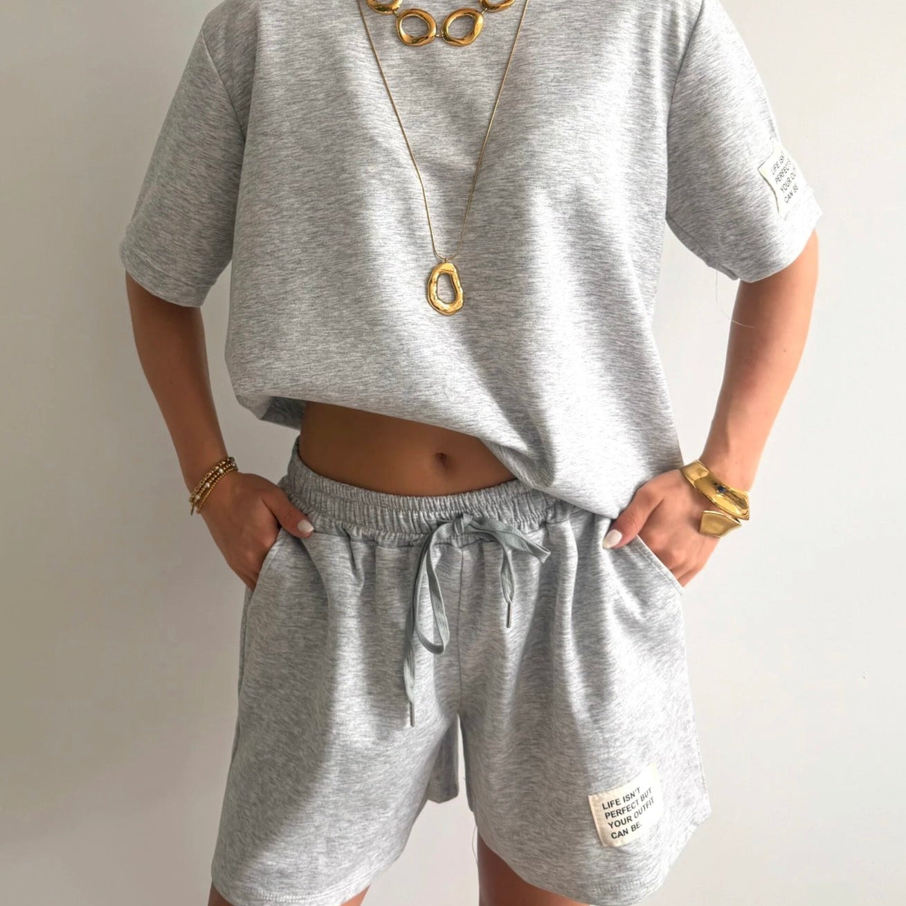 Spring Michelle Comfy set Grey