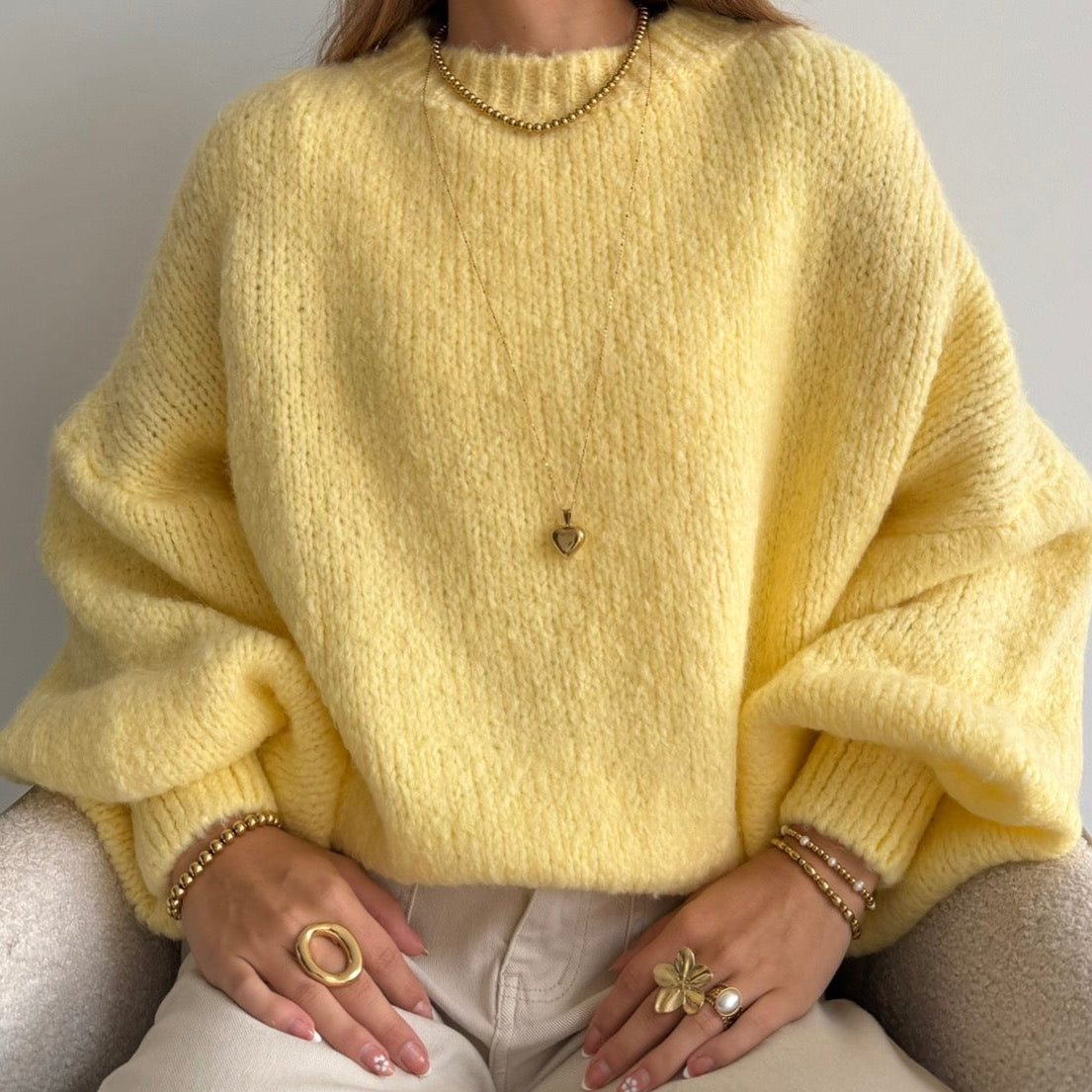 Millie Sweater Butter Yellow
