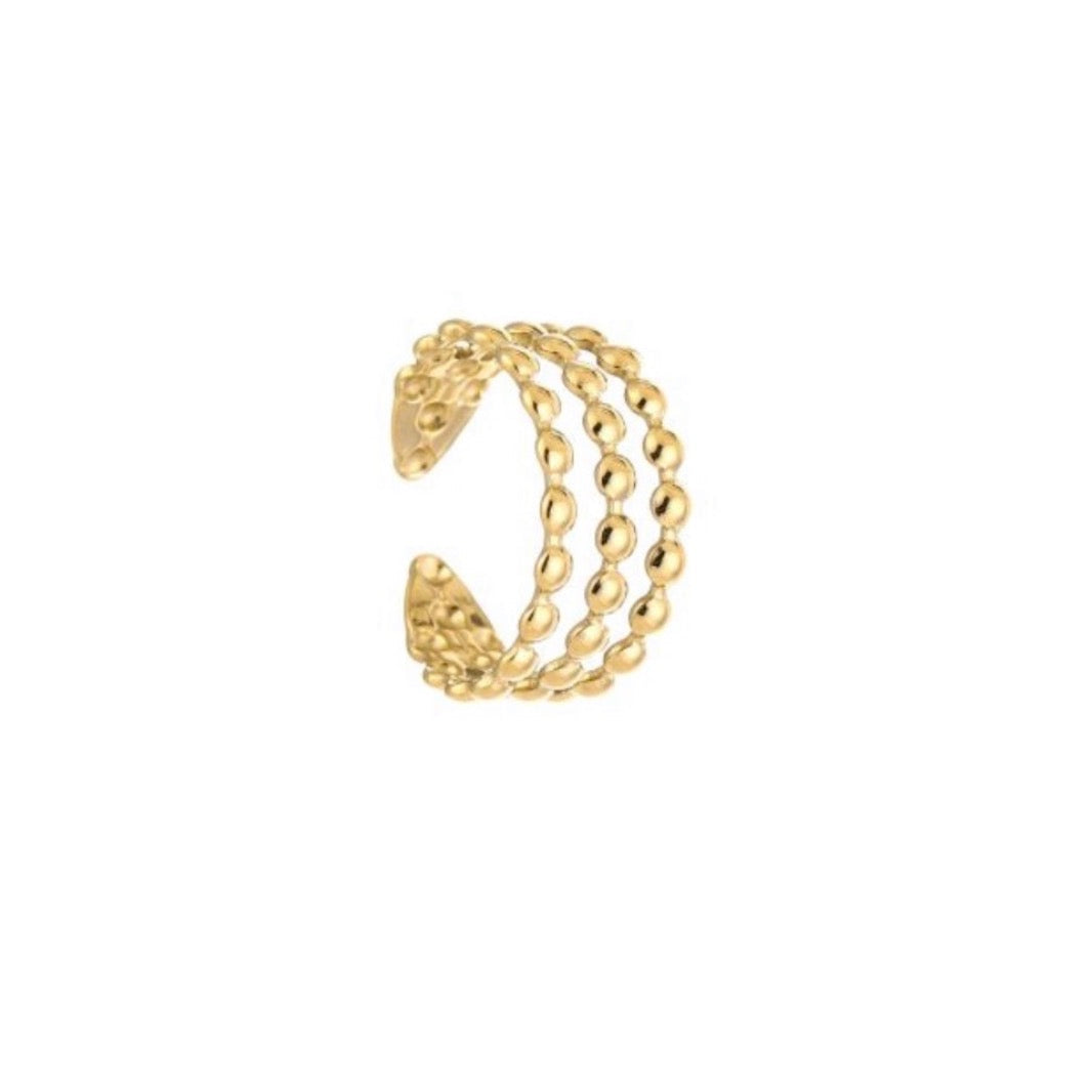 Mini Multi Bols Ring Gold