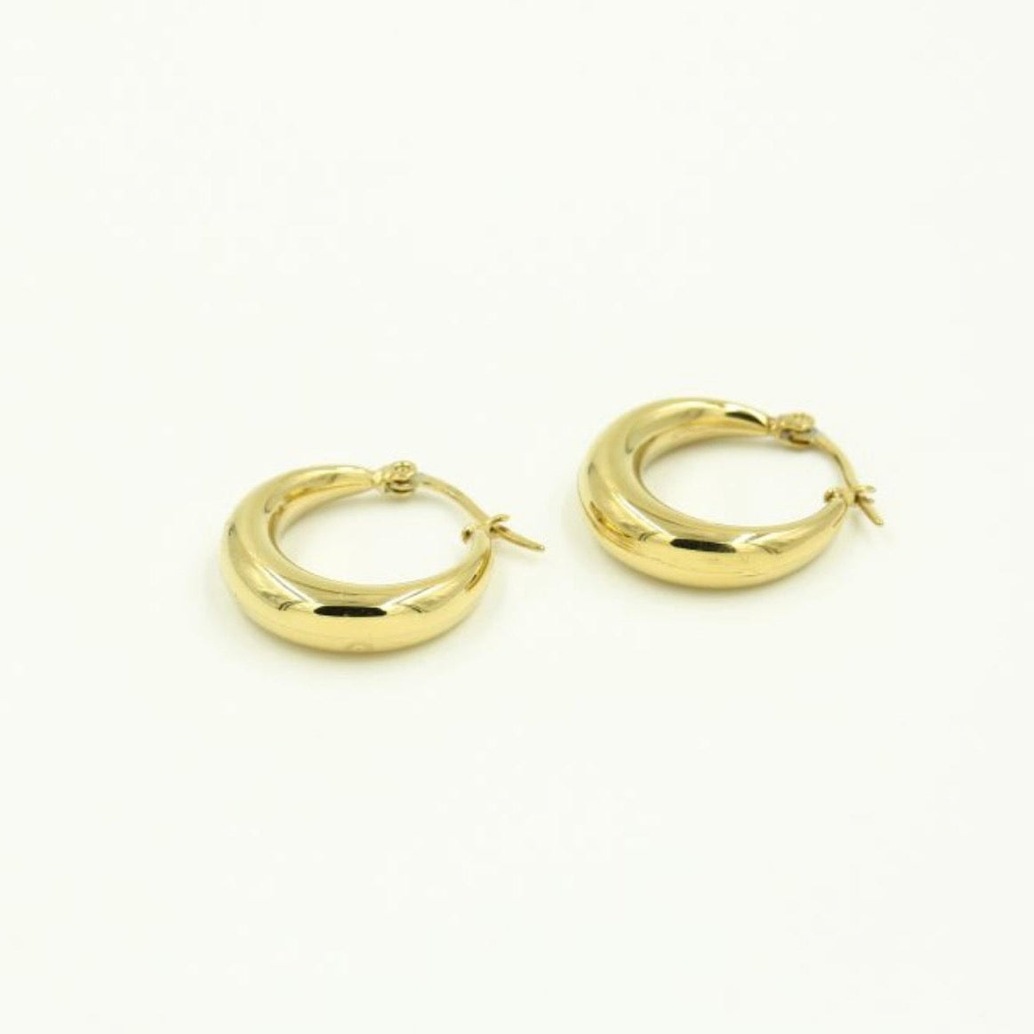 Small Nova Hoops Earrings Gold