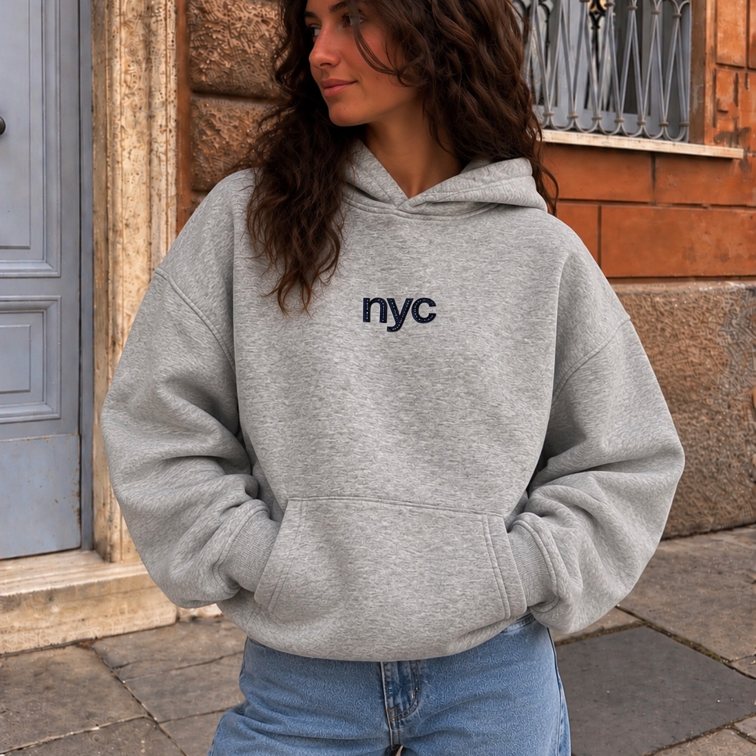 Manhattan Hoodie Grey