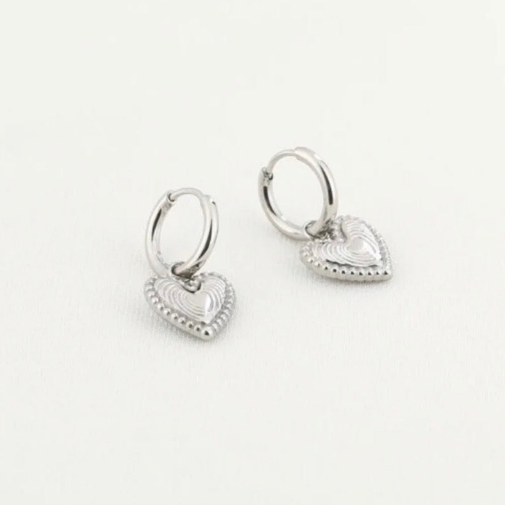 Little Heart Earrings Silver