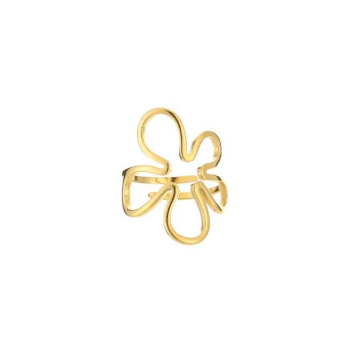 Flower Power Ring Gold