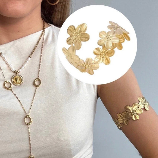 Tropical Flower Arm Jewellery