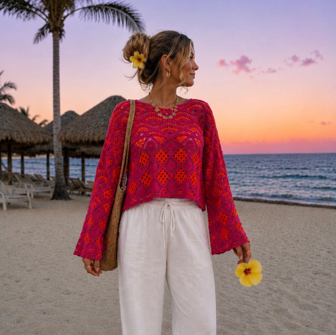 Broderie Beach Wear Tropical