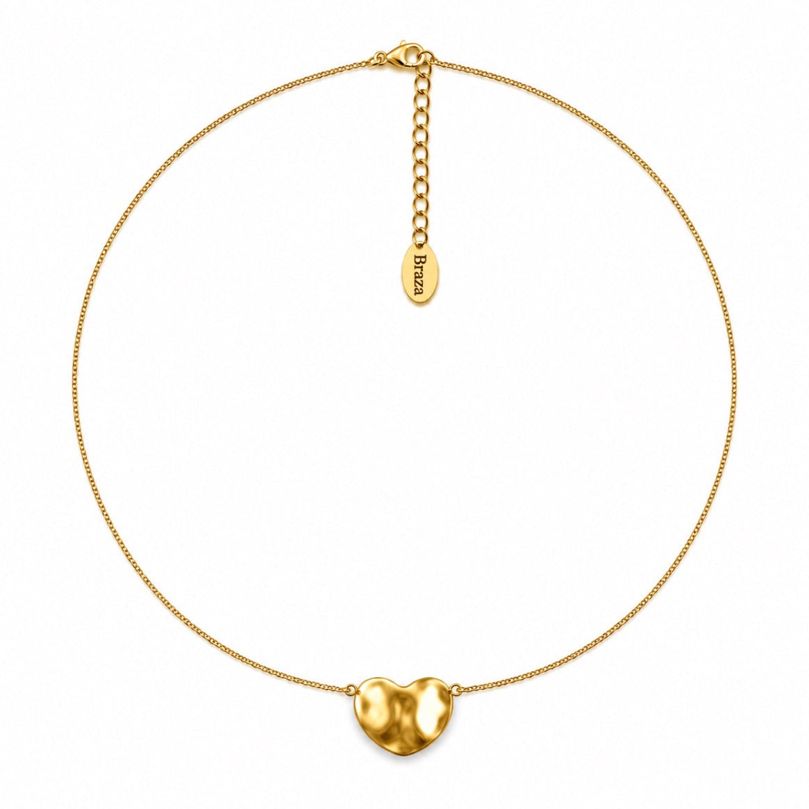 Small Heart Necklace Gold