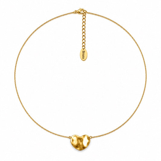 Small Heart Necklace Gold