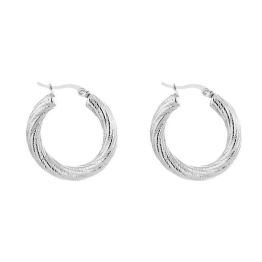 Bold Hoops Silver