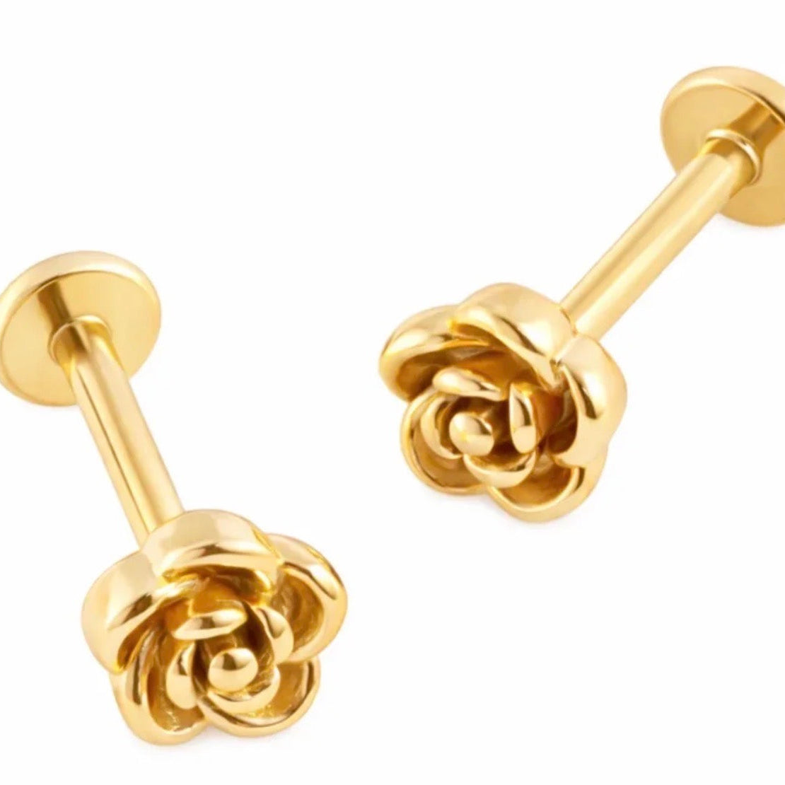 Bella Flower Piercing Gold