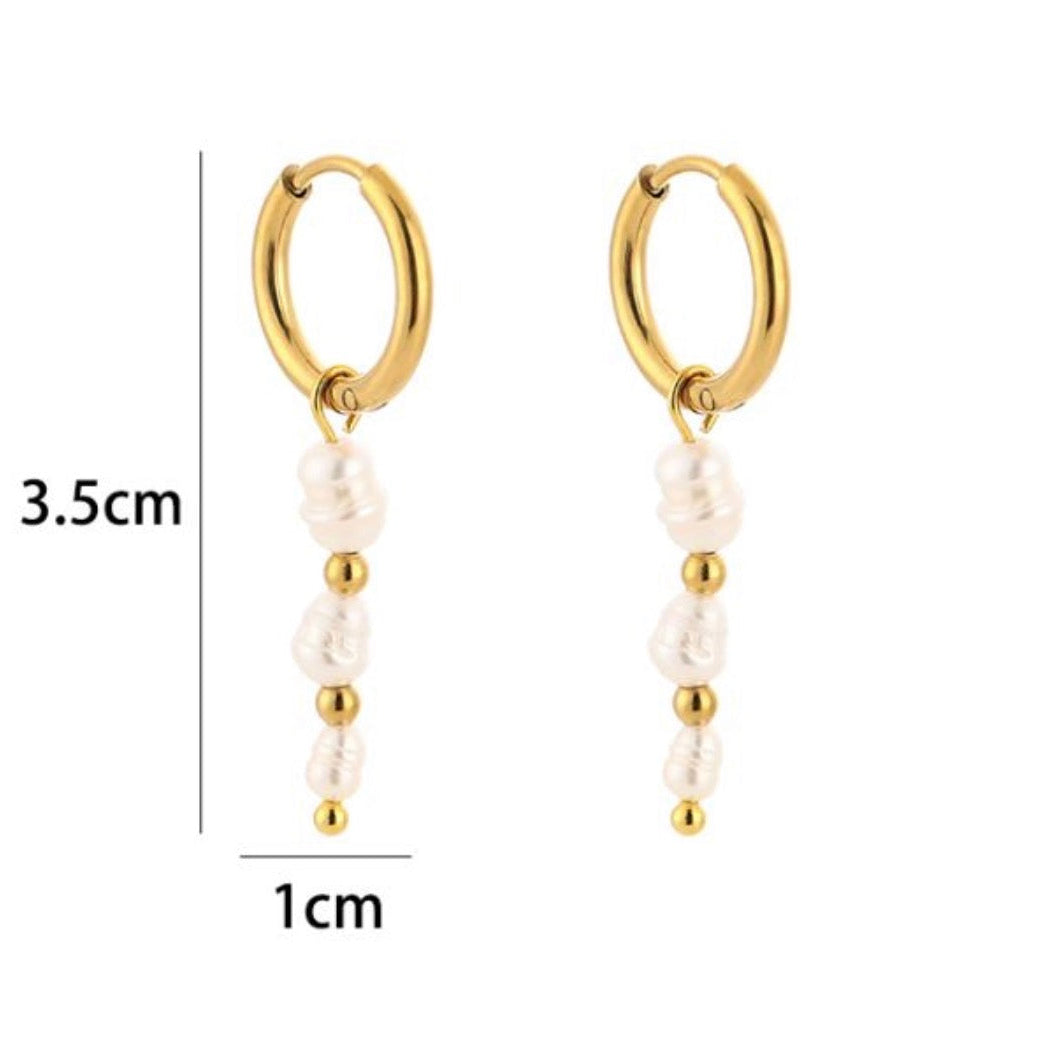 Indy pearls Earrings Gold