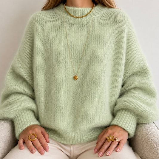 Millie Sweater Light Olive Green