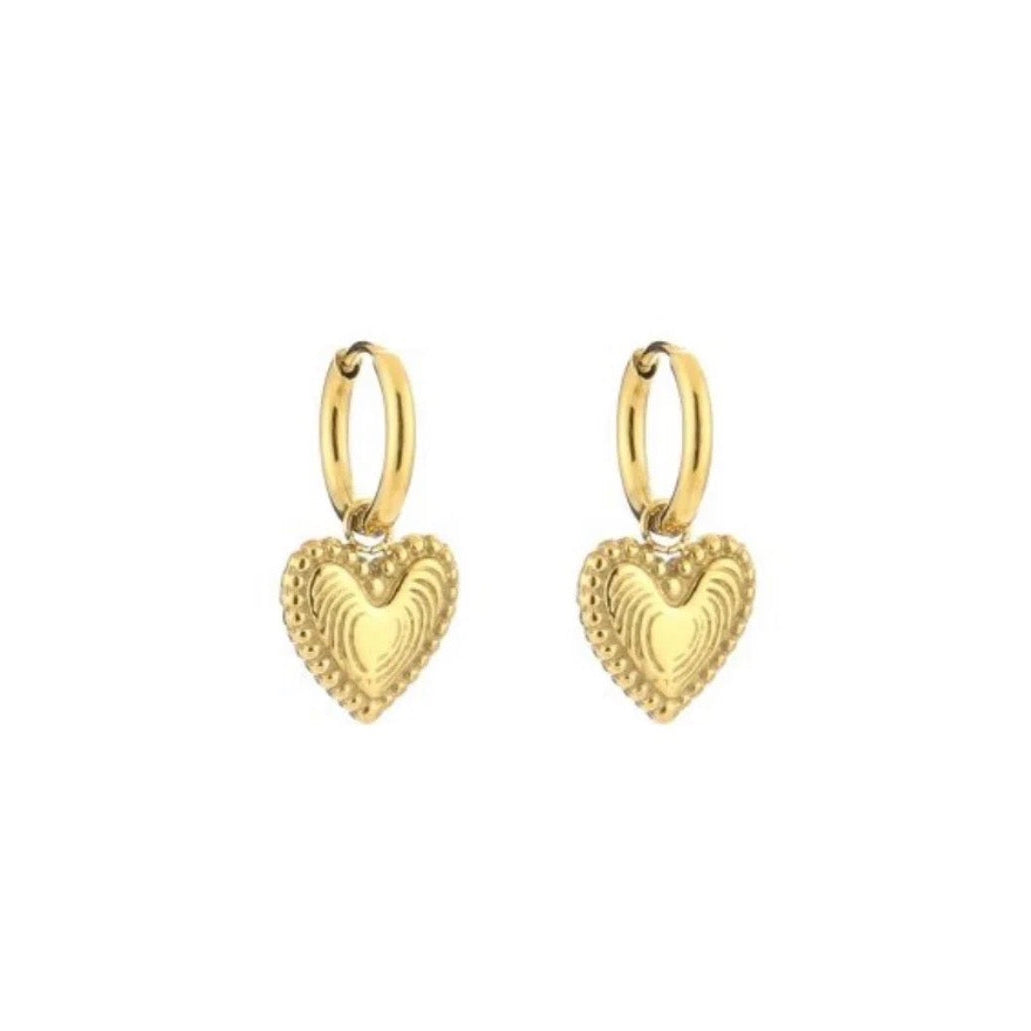 Little Heart Earrings Gold