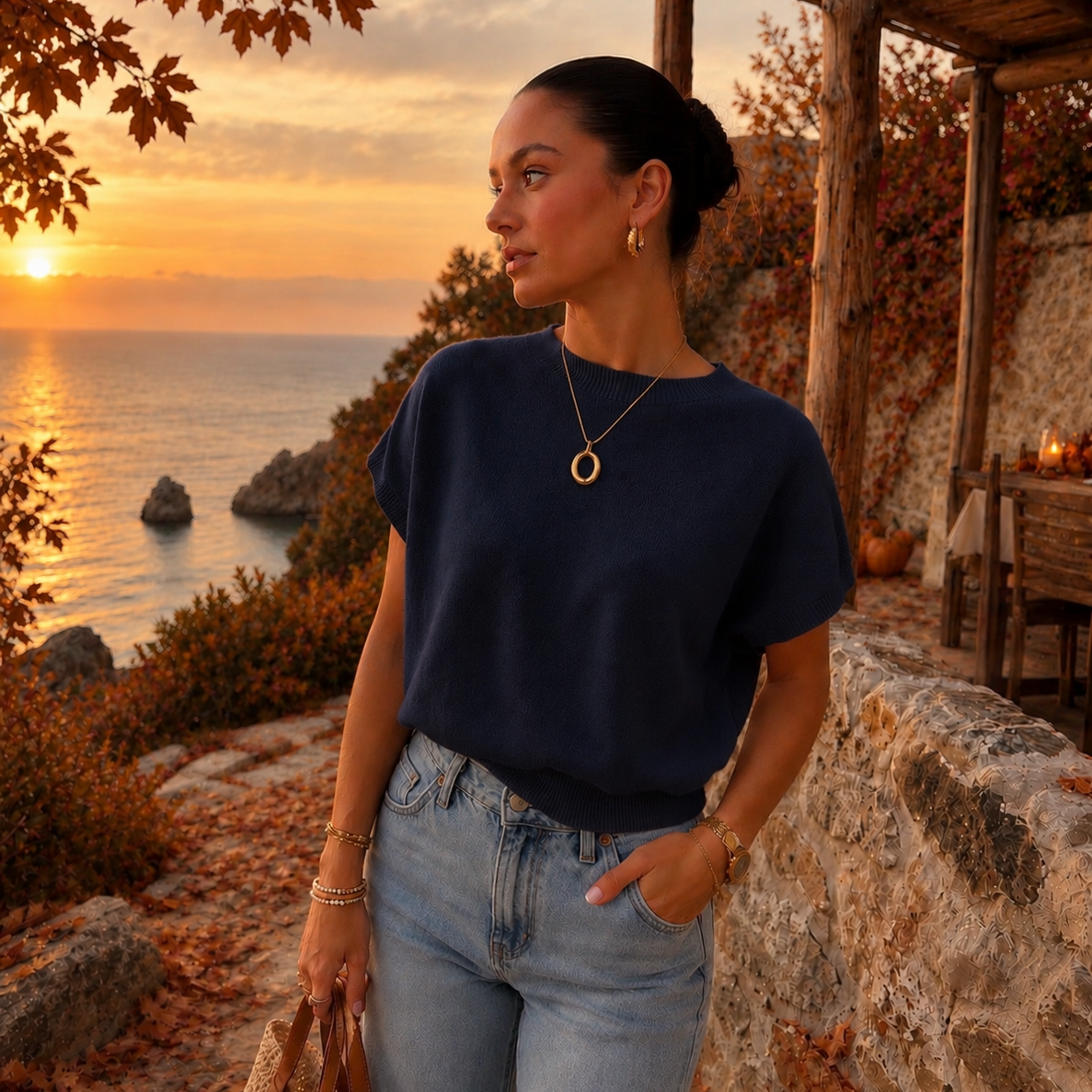 Lynn Top Navy
