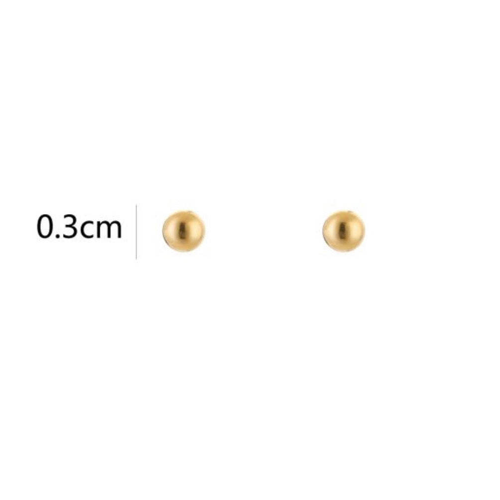 Mini dot Studs Gold