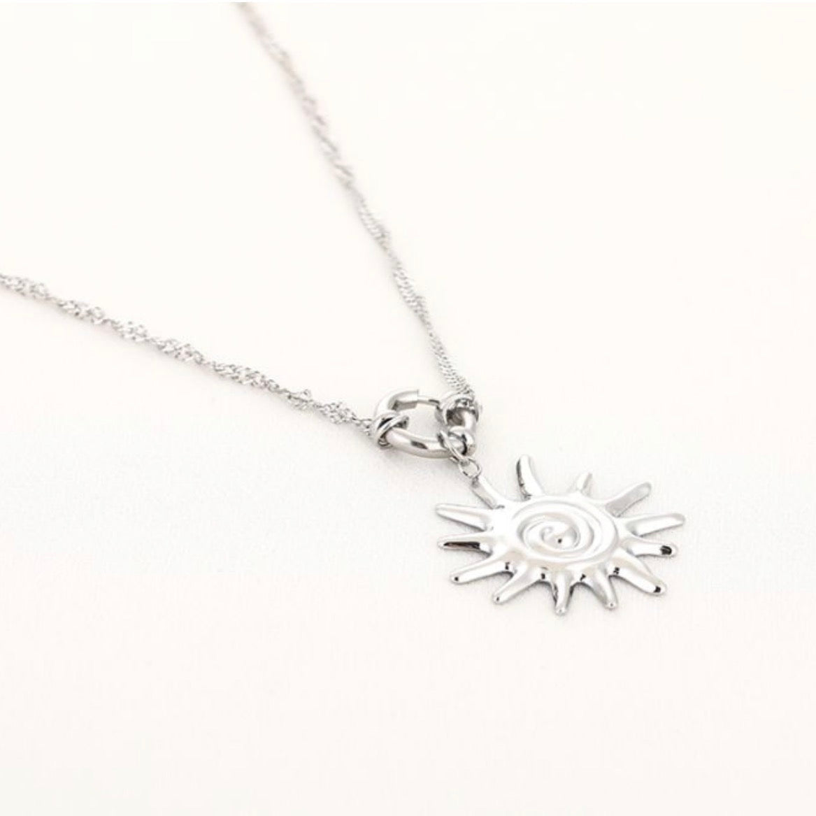 Sunshine Necklace Silver