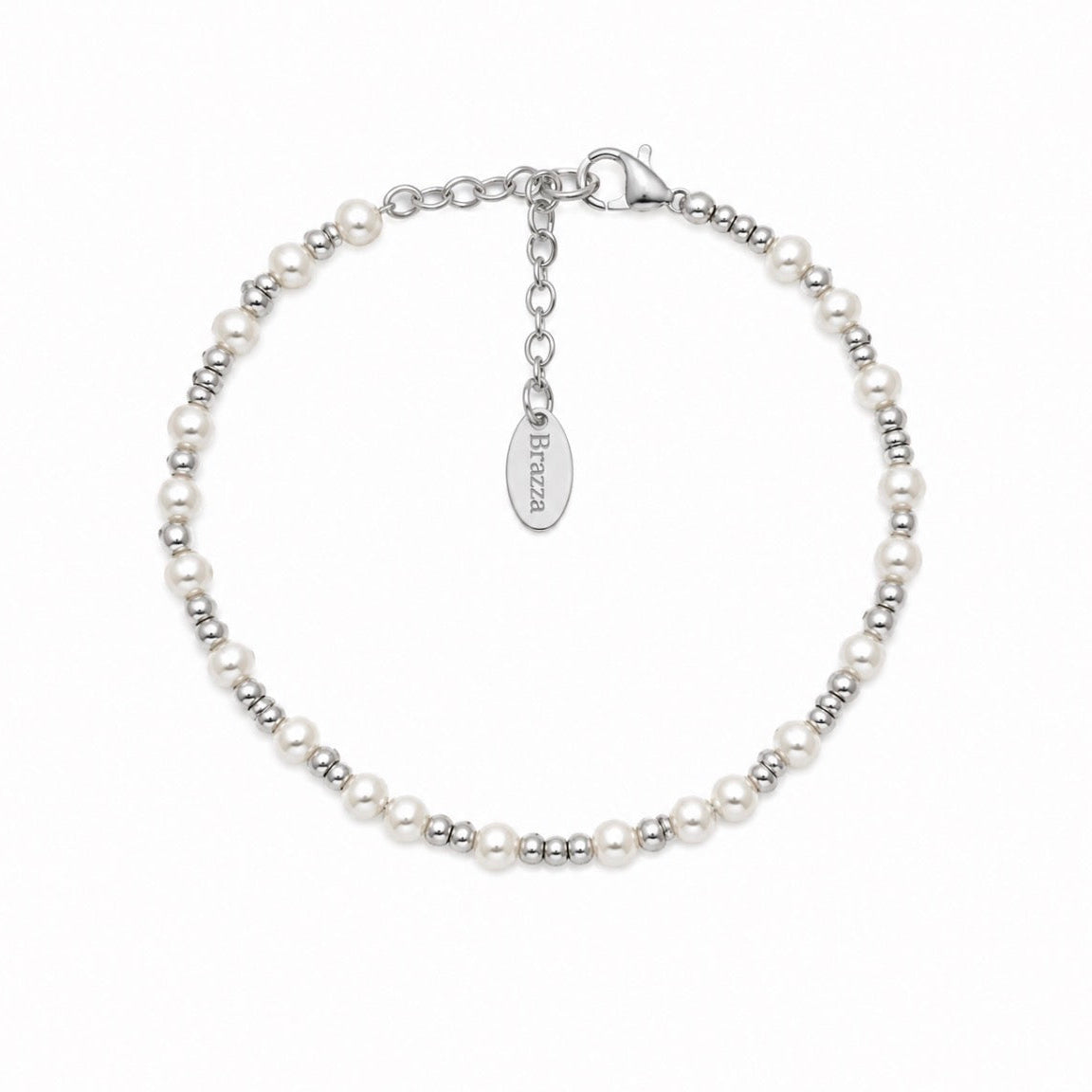 All pearls Bracelet Silver