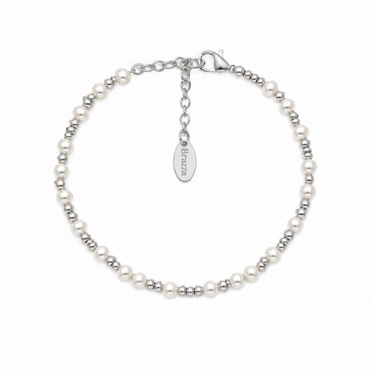 All pearls Bracelet Silver