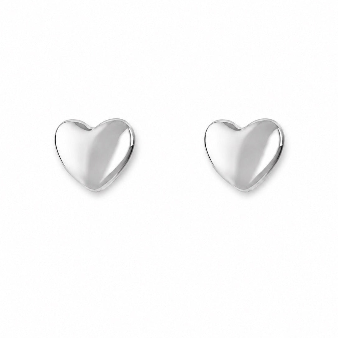 Mini Hearts Earstuds Silver