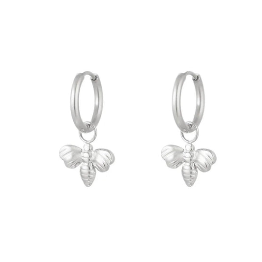 Butterfly Earrings Silver