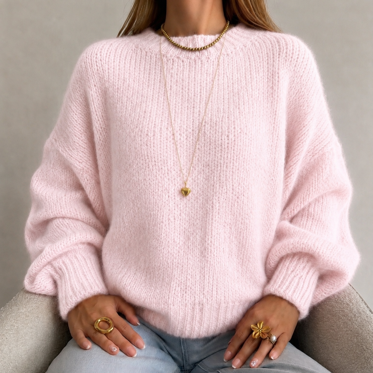 Millie Sweater Baby Pink